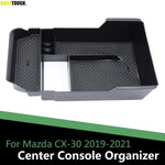 Car Armrest Storage Box Center Console Organizer Glove Case Coin Tray Holder Container For Mazda CX-30 CX30 2019 2020 2021