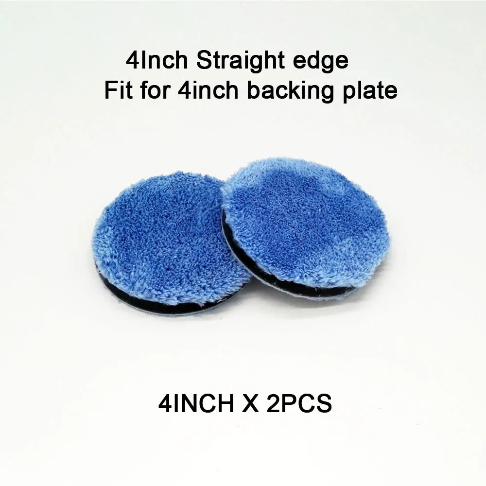 HUTU 3-7 inch Microfiber Polishing Pads for DA/RO Car Polisher | Car Body Polish Kit lifestyle view