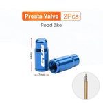 2pcs GUB Aluminum CNC Bicycle Tire Valve Cap MTB Road Bike Tube Tyre Gas Nozzle Cover alternate view