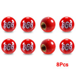 AUTCOAT 4/8Pcs Universal Car Tire Valve Caps | Dust Proof Stem Covers for Cars, Trucks close-up view