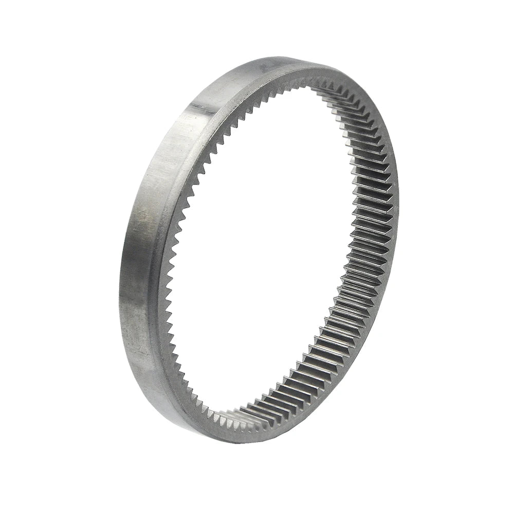 Rotary Motor Pinion Internal Ring Gear For 1/12 RC Hydraulic Excavator Rotary Parts close-up view