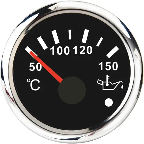 52mm 2 Inch Marine Boat Gauge Set | Oil Pressure Water Level Fuel Temperature Voltm additional angle