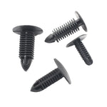50PCS Push in 5mm 6mm 7mm 8mm Black Plastic Rivet Car Trunk Roof Trim Panel Fastener alternate view
