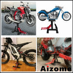 330 LBS Adjustable Height Lifting Stand Motorcycle Jack Hoist Stand Lift Table For additional angle