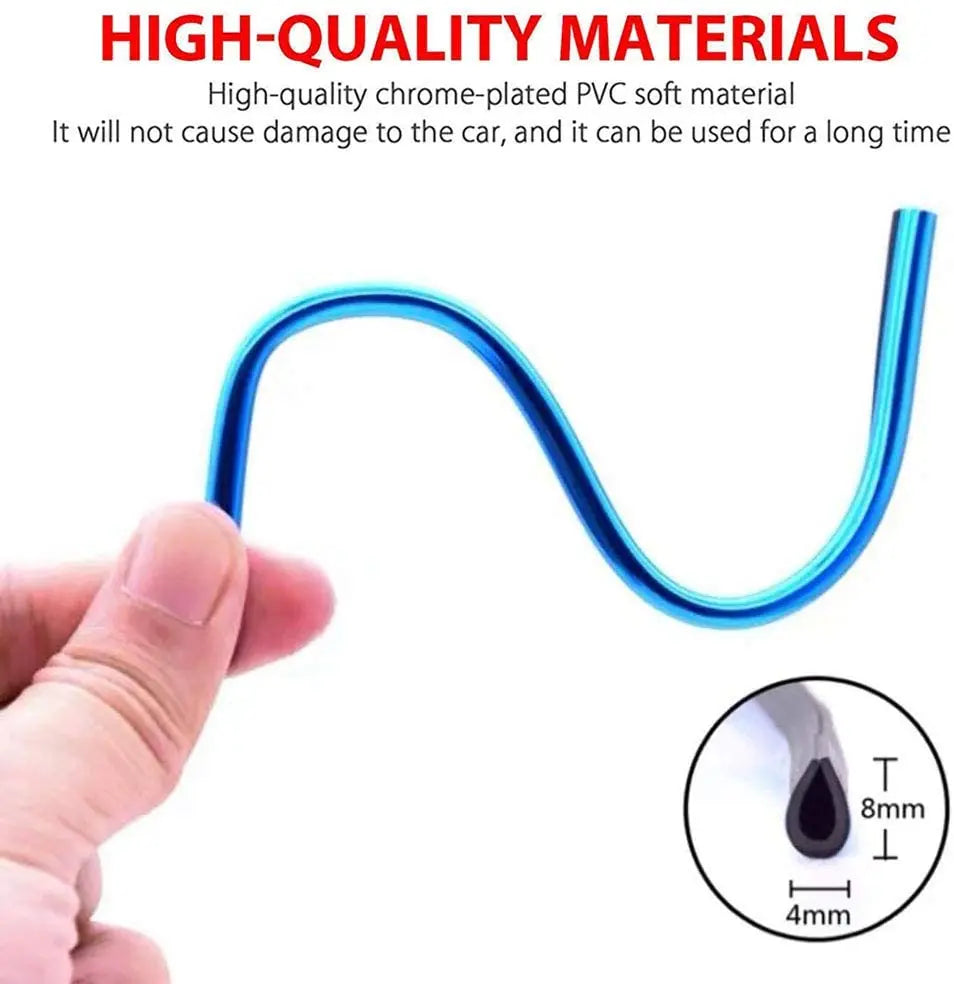 U-Shape Car Air Vent Trim Strip PVC 10 Pcs detail view