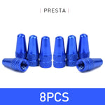 Aluminum Alloy Bicycle Tire Valve Cap Protector for Presta Valve detail view