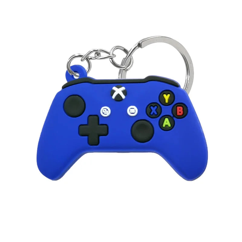 1PCS PVC new style Game Machine Keychain & Keyring Cute Gamepad Joystick Key Chain Ke alternate view