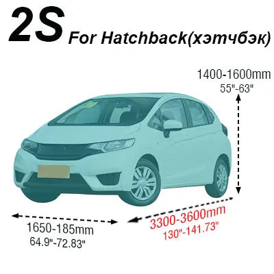 Cawanerl Waterproof Camouflage Car Cover | Full Outdoor Protection for SUV Sedan Hatchba detail view