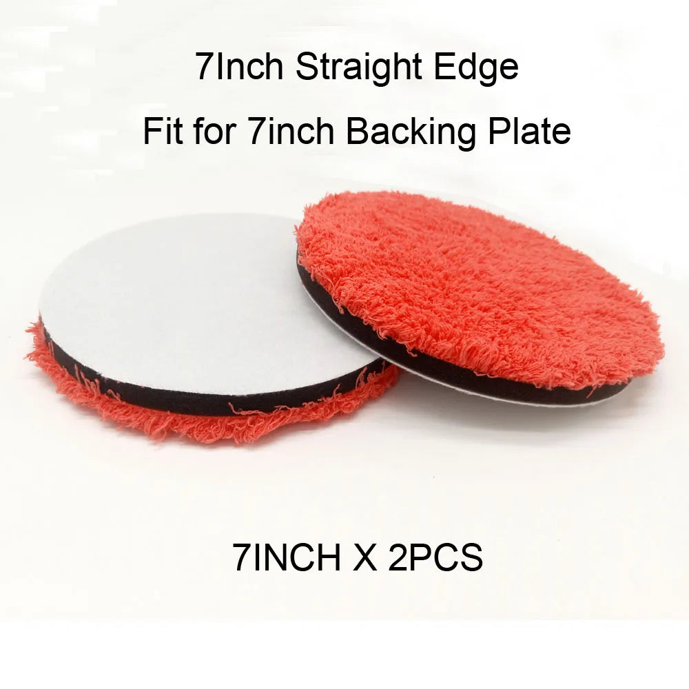 HUTU 3-7 inch Microfiber Polishing Pads for DA/RO Car Polisher | Car Body Polish Kit alternate view