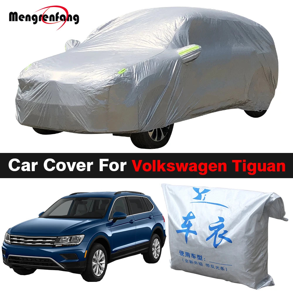 Car Cover for VW Volkswagen Tiguan SUV | Outdoor All-Weather Protection with UV and Snow Resistance