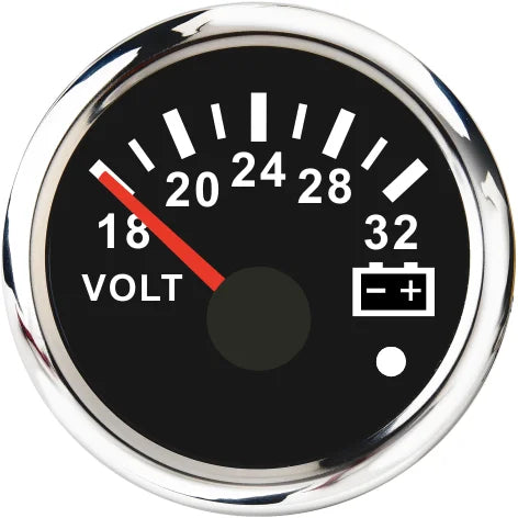 52mm 2 Inch Marine Boat Gauge Set | Oil Pressure Water Level Fuel Temperature Voltmet alternate view
