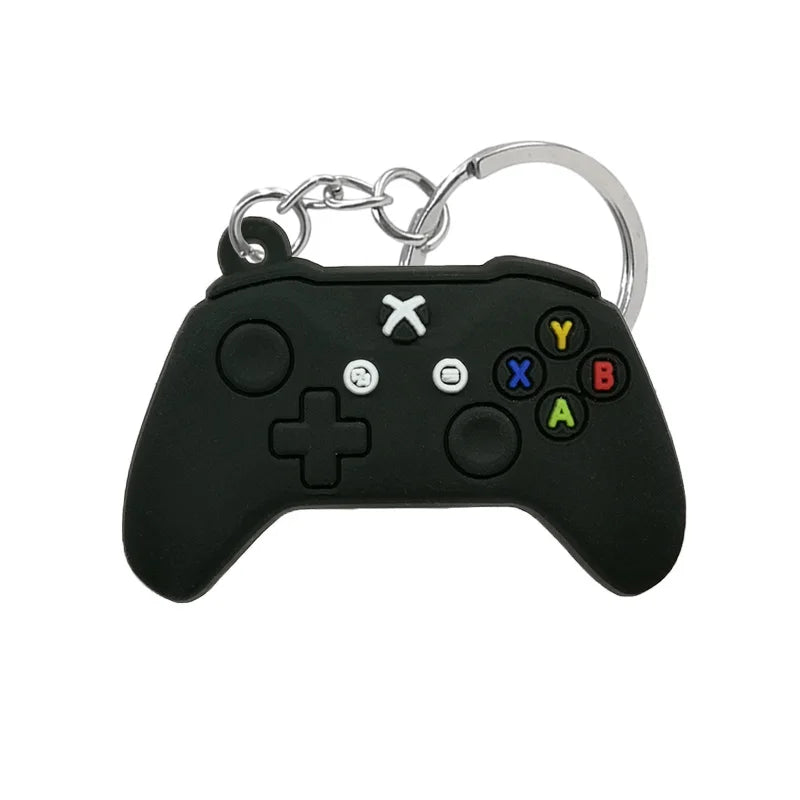 1PCS PVC new style Game Machine Keychain & Keyring Cute Gamepad Joystick Key Chain Ke alternate view