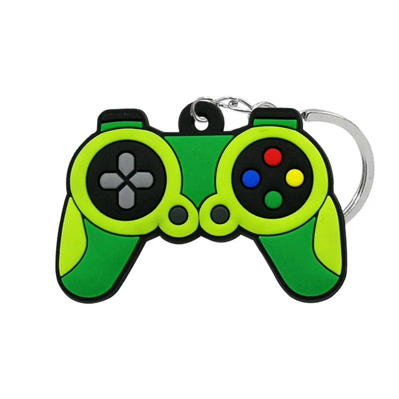 1PCS PVC new style Game Machine Keychain & Keyring Cute Gamepad Joystick Key Chain Ke lifestyle view