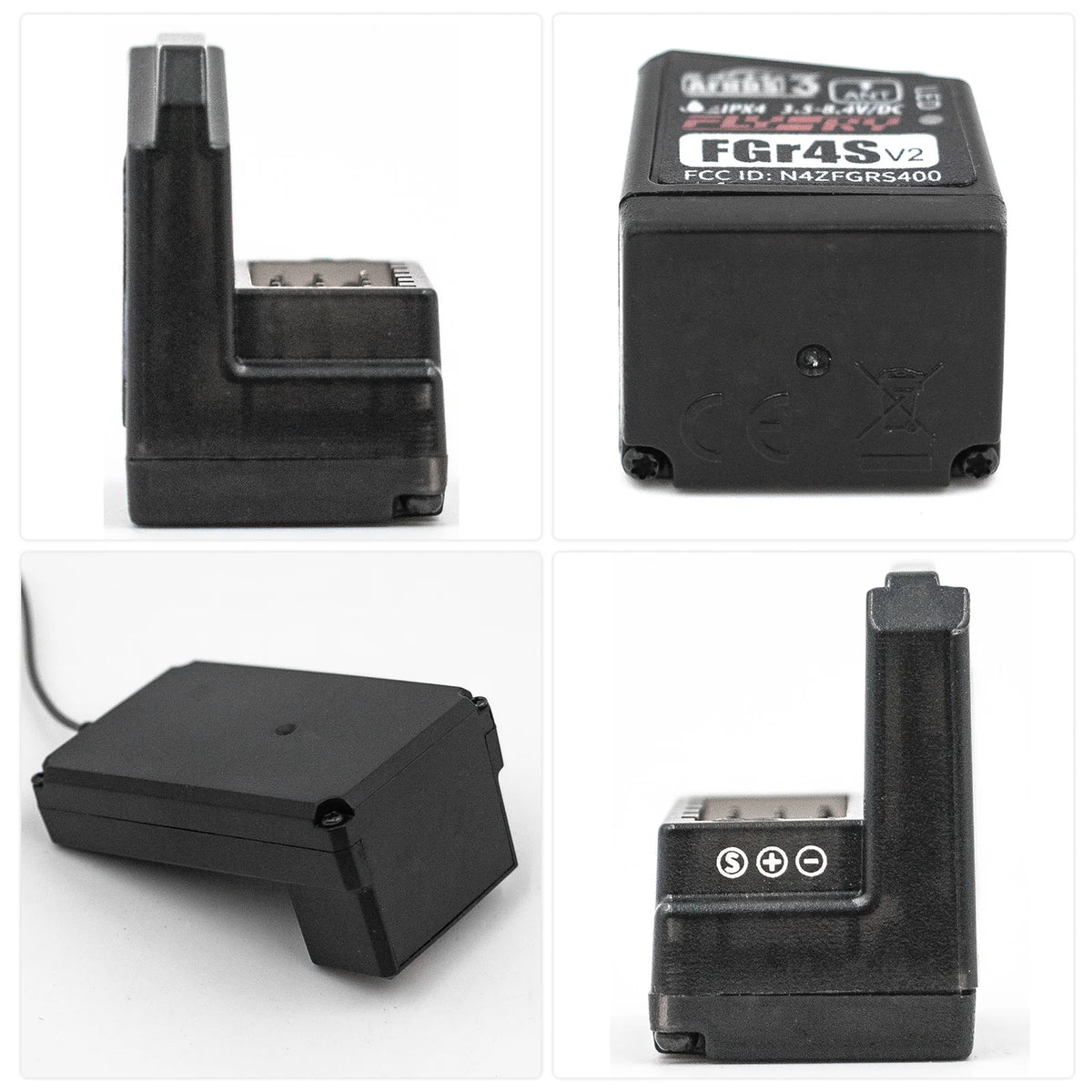 Flysky FGR4S V2 AFHDS Receiver PWM PPM IBUS close-up view