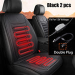 12V Winter Heated Car Seat Cushion Cover lifestyle view