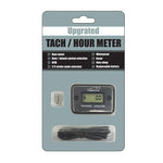 Digital Vibration Tachometer Hour Meter | Waterproof Engine Gauge with LCD Display alternate view