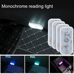 LED Touch Light Mini Wireless Car Interior Lighting Auto Roof Ceiling Reading Lamp additional angle