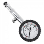 Accurate Auto Tire Pressure Gauge 0-60 PSI | Dial Meter with Bleed Valve close-up view