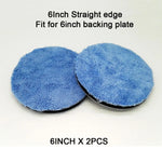 HUTU 3-7 inch Microfiber Polishing Pads for DA/RO Car Polisher | Car Body Polish Kit close-up view