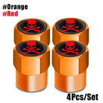 Aluminum Valve Stem Caps 4-Pack | Dust Covers for Car, Truck, Bike, Motorcycle alternate view