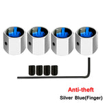 AUTCOAT Anti-theft Middle Finger Tire Valve Dust Caps | Universal Fit for Cars Trucks alternate view