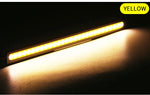 4x Universal Vehicle Led Strip 17CM COB Car Led Strip For Auto DRL Daytime Running Light External Waterproof Styling 12V Led Bar