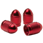AUTCOAT Universal Aluminum Tire Valve Stem Caps for Car Truck Bike | 4 Pack Dust Covers detail view