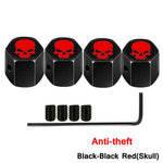 AUTCOAT Anti-theft Middle Finger Tire Valve Dust Caps | Universal Fit for Cars Trucks lifestyle view