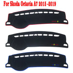 Car Dashboard Cover Mat for Skoda Octavia A7 2015-2019 | Anti-UV Sun Shade Pad additional angle