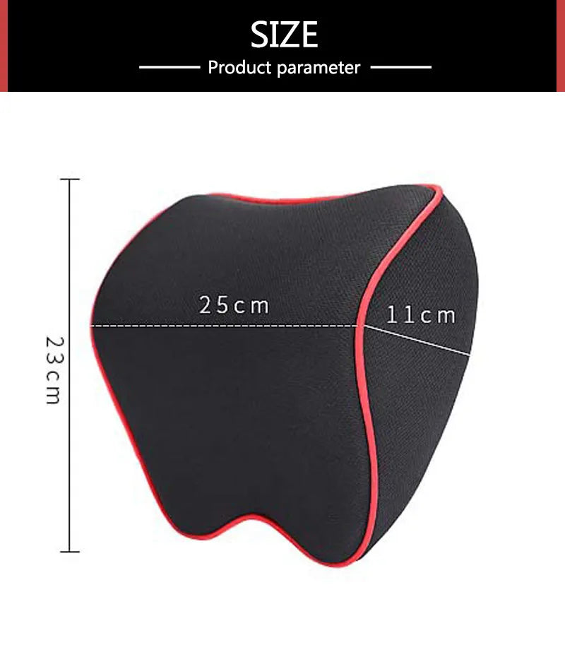 Memory Cotton Car Neck Headrest Pillow detail view