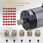5PCS 32DP 48DP 64DP M0.6 3.175mm Metal Aluminium Pinion Motor Gear Set 12T-50T for 1/ lifestyle view