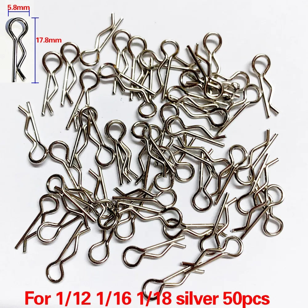 RC Car Body Clips Pins Housing Latches R Buckles 50 Pack alternate view