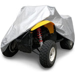 Universal Motorcycle ATV Rain Snow Sun Cover | 190T Waterproof Polyester close-up view
