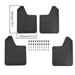 Universal Mud Flaps Splash Guards | Car SUV Pickup Truck Protection Set alternate view