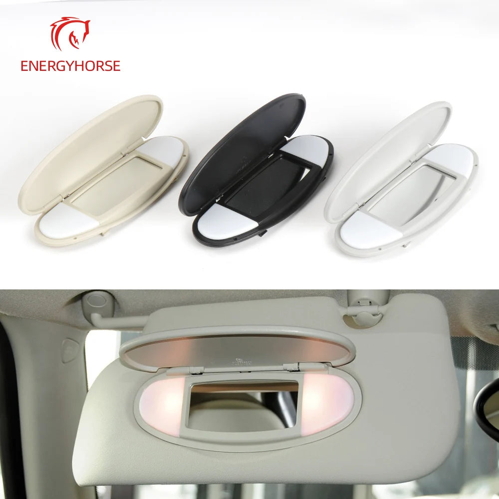Car Sun Visor Sunshade Panel Housing Vanity Mirror Cover For MINI Cooper S One D JCW R55 R56 R57 R59 R60 51167316833