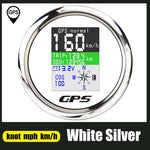 85mm GPS Speedometer Odometer | TFT Screen Marine Gauge with Voltmeter close-up view