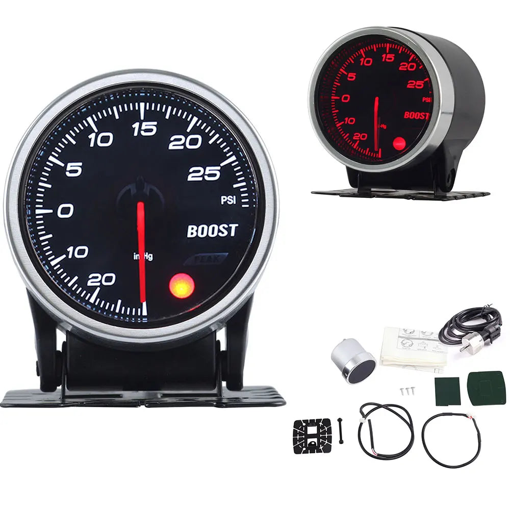 52mm Auto Gauge Meter Set with Electronic Sensors | 7 Color LED lifestyle view