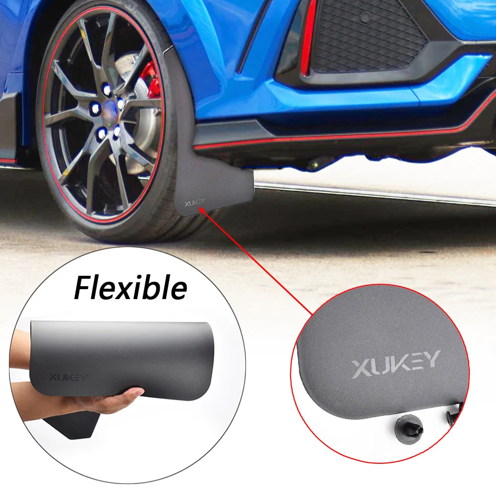 Universal Mud Flaps Splash Guards | Car SUV Pickup Truck Protection Set close-up view