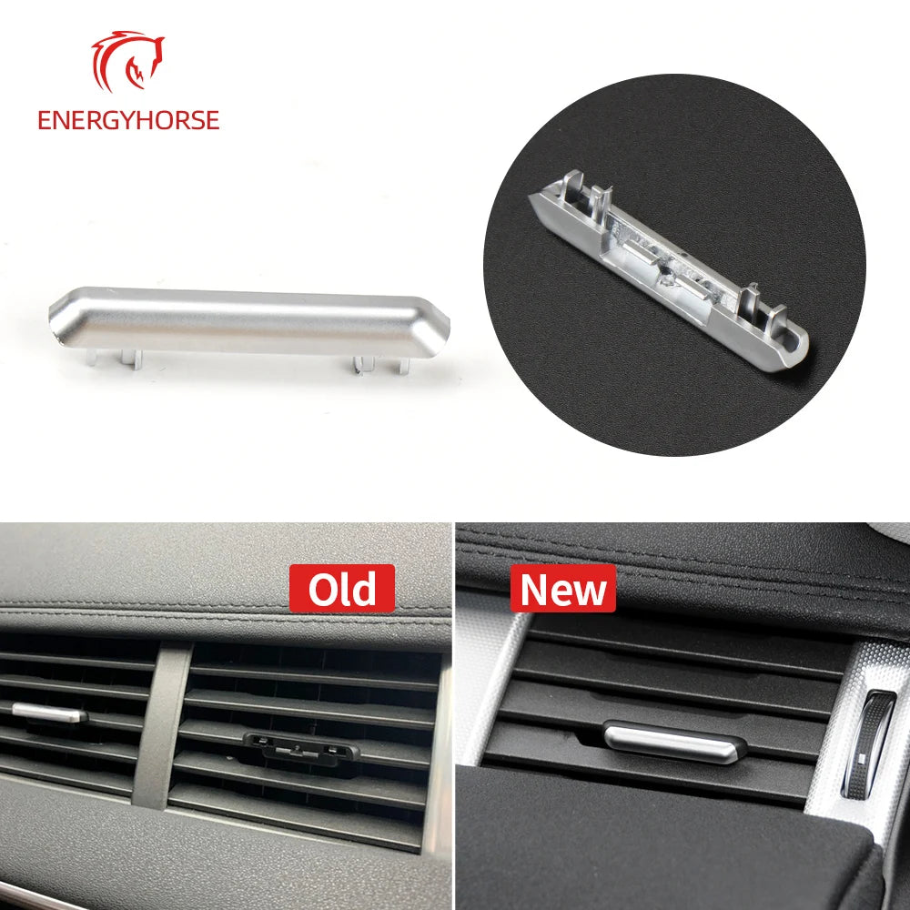 Chrome Plate Air Conditioning Vent Toggle Piece Outlet Card Pad Clip Wind Direction Adjustment Plectrum For Range Rover Evoque