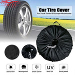 Spare Tire Cover Storage Bag Set | 4-Pack Polyester Car Wheel Protection Covers alternate view