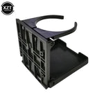 Folding Car Cup Holder Universal Drink Bottle Stand | ABS Storage for Truck SUV alternate view