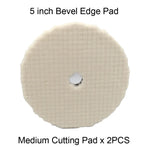 HUTU 5 Inch Wool Polishing Pad | Car Body Polishing Wool Wheel for Polisher lifestyle view