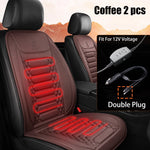 12V Winter Heated Car Seat Cushion Cover additional angle