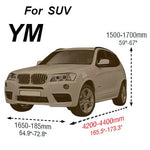 Cawanerl Waterproof Camouflage Car Cover | Full Outdoor Protection for SUV Sedan Hatchba detail view