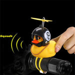 Motor Accessories Yellow Duck with Helmet for Bike Without Lights Auto Car Accessorie lifestyle view