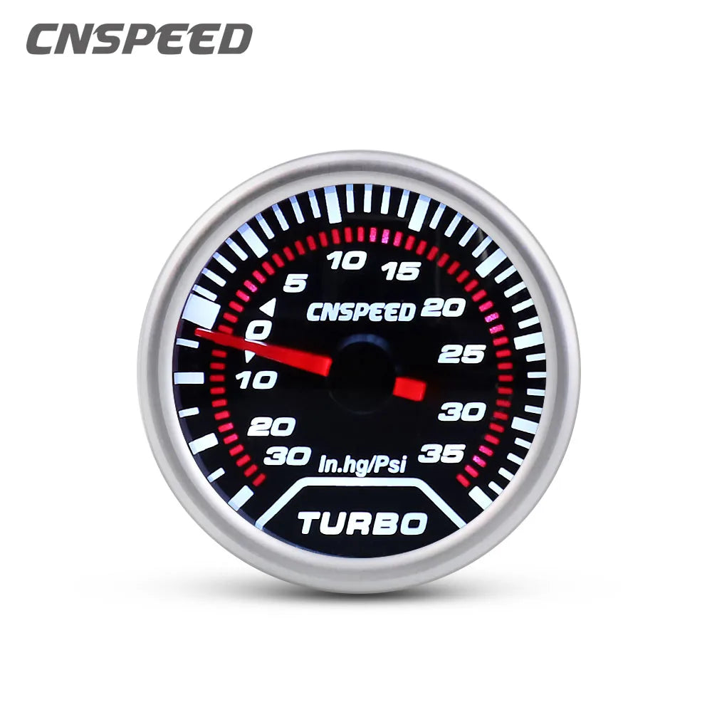 2" 52mm Car Turbo Boost Gauge Bar Psi Water Temperature Gauge Sensor Oil Temp Oil Pres close-up view