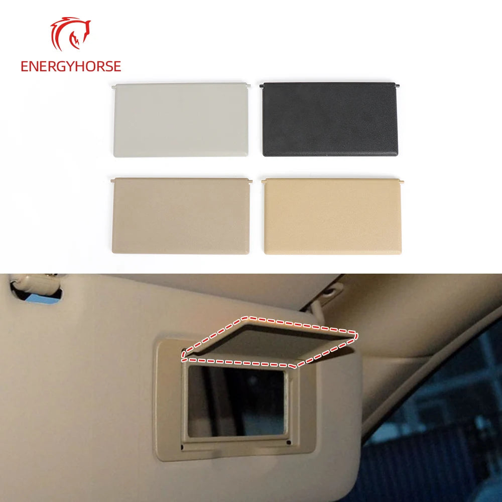 For Mercedes Benz C-Class W203 SunShade Visor Makeup Cosmetic Mirror Cover 16481011109E86 Black Beige Grey