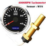 52mm Marine Diesel Tachometer | Waterproof LCD Tach Hour Meter for Boat Engine lifestyle view