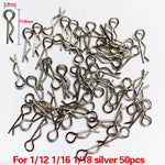 RC Car Body Clips Pins Housing Latches R Buckles 50 Pack additional angle