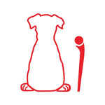 Funny Puppy Dog Decal for Car Rear Windshield Wiper | Die-Cut Vinyl Sticker additional angle